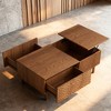 Gaoyangjiaju 51.1" Lift Top Coffee Table with Storage, Density Board for Living Room - 4 of 4