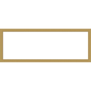 Amanti Art Grace Brushed Gold Narrow Framed Magnetic Dry Erase Board - 1 of 4