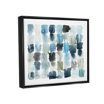 Ocean Inspired Abstract Blue Green Watercolor Canvas Art