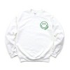 Simply Sage Market S.W.Smiley Embroidered Simple Wink Bold Sweatshirt - 2 of 4