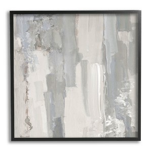 Stupell Industries Grey Brushed Abstract Arrangement Framed Giclee Art - 1 of 4