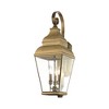 Livex Lighting Exeter 3 - Light Wall Light in  Antique Brass - 3 of 4