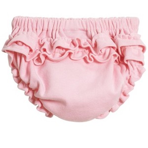 City Threads USA-Made Girls Soft Cotton Ruffle Diaper Cover - 1 of 3