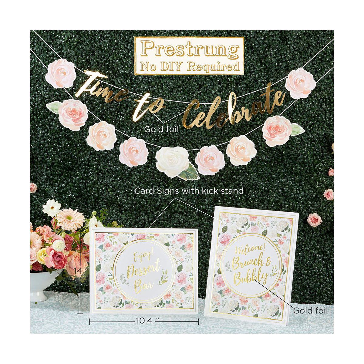 Kate Aspen Floral Brunch Party Kit | 28488BR - thumbnail 9