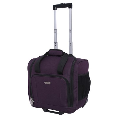 target purple luggage