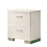 April 2 Drawer Nightstand White - HOMES: Inside + Out