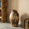 Uniquewise 23-Inch Brown Antique-Inspired Fiberglass Tall Floor Vase - Farmhouse Boho Decor for Living Rooms, Entryway Tables, and Wedding Tables - 3 of 4