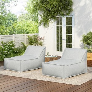 Christopher Knight Home Maire Patio Modern Minimalist Versatile Bean Bag Lounge Chair (Set of 2) - 1 of 4