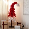 Nearly Natural 9-ft Holiday Red Santa’s Hat Christmas Tree with 500 LED Lights and 1272 Bendable Branches - 4 of 4