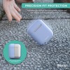 iHome AirPods Case Cover and Magnetic Neckband Bundle, Silicone Case, Charging Flexibility, Durable Protection, Pastel Blue - 3 of 4