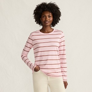 Lands' End Women's Relaxed Supima Cotton T-Shirt - 1 of 4