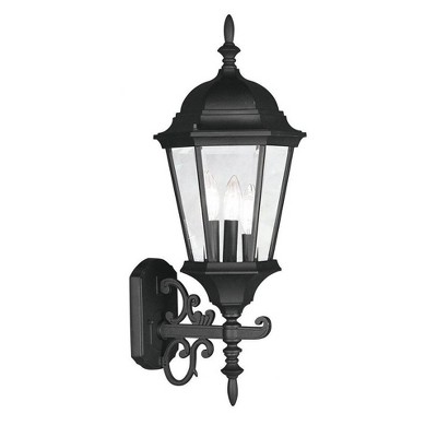 Livex Lighting Hamilton 3 - Light Wall Light in Black : Target
