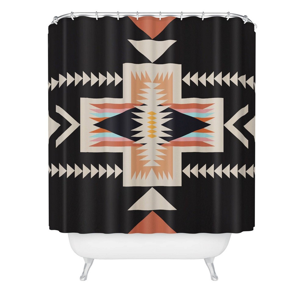 Photos - Shower Curtain Urban Wild Studio South Shore  Black - Deny Designs