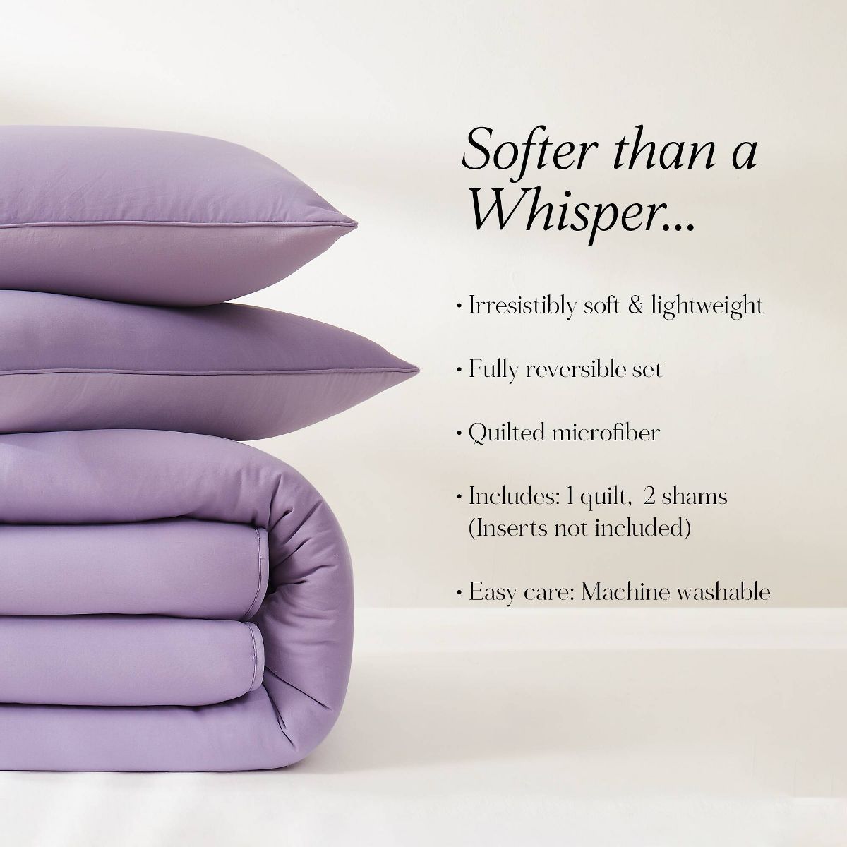 Lush Decor Full/Queen Oslo Bed Blankets Lavender 3pc set - thumbnail 9
