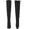 Perphy Round Toe Block Heel Over the Knee High Boots for Women - 2 of 4