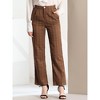 INSPIRE CHIC Women's Plaid Elastic Waist Casual Work Office Long Pants - 2 of 4