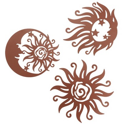 The Lakeside Collection 3-Pc. Celestial Wall Art