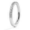 ELYA Women's Polished Prong-Set Cubic Zirconia Stainless Steel Ring - 4 of 4