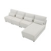 NicBex Modern 120" Sectional Sofa Modular L Shaped Sofa Couch with Reversible Chaise for Living Room Apartment - 4 of 4