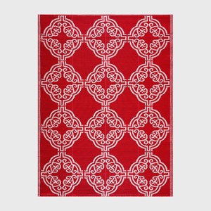 Playa Rug Marrakesh Recycled Plastic Indoor Outdoor Folded Floor Mat - 1 of 4