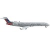 Bombardier CRJ700 Commercial Aircraft "American Airlines" Silver with Striped Tail 1/400 Diecast Model Airplane by GeminiJets - 2 of 4