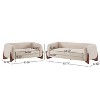 Christopher Knight Home Livia Modern Boucle Upholstered 3-Seater and 2-Seater Combined Sofa Set - 3 of 4