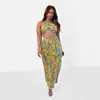 Rebdolls Women's Bon Voyage Tropical Print Skater Skirt - 2 of 3