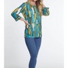 Women's Brush Stroke Blouse - Multiples - 2 of 4