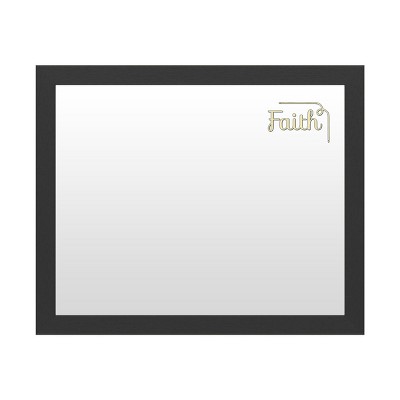 Trademark Fine Art Dry Erase Marker Board with Printed Artwork - ABC 'Faith Script' White Board