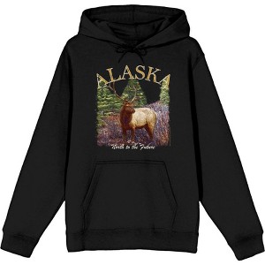 Adventure Society Alaska Adult Long Sleeve Hoodie - 1 of 2