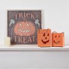 Northlight 18.75" Trick or Treat Jack O Lantern Halloween Wall Sign - 2 of 4