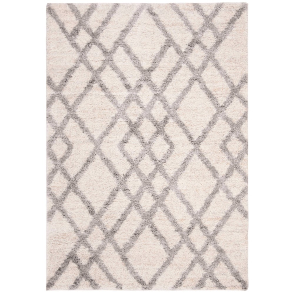 5'x7' Lyn Rug Cream/Gray - Safavieh