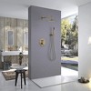 1-Handle 2-Spray Rain Shower Faucet and Hand Shower Combo Kit in Brushed Nickel (Valve Included) - 2 of 4