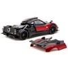 Pagani Zonda Cinque Bianco Rosso Dubai Red Metallic and Black "Global64" Series 1/64 Diecast Model by Tarmac Works - image 3 of 3