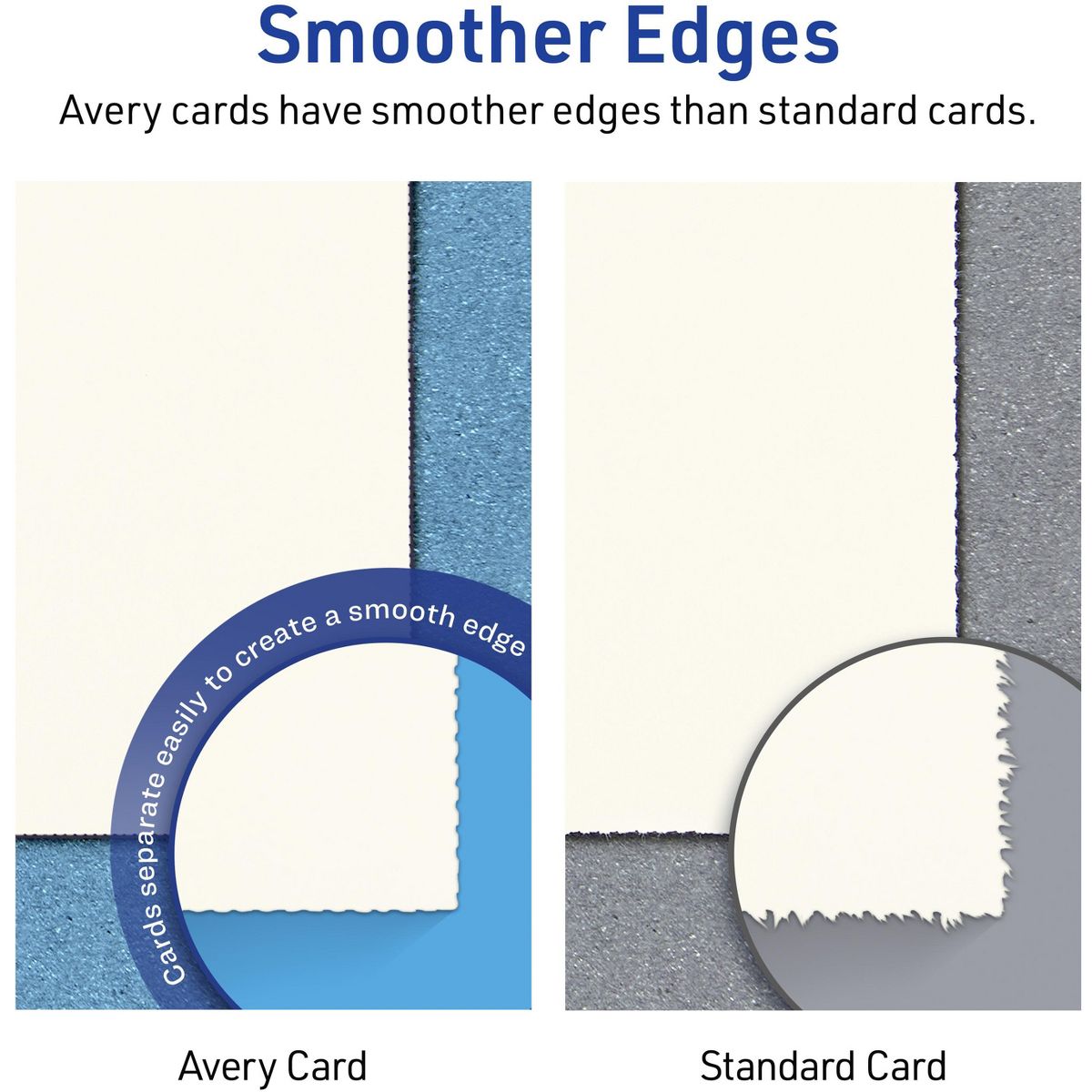 Avery Matte Ivory Greeting Cards, 4-1/4" x 5-1/2" Rectangle Quarter Fold - thumbnail 7
