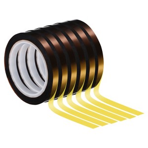 Unique Bargains DIY Art Film Thin Graphic Chart Highlight Marking Tapes 6 Pcs - 1 of 4