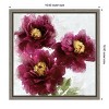 Amanti Art Burgundy Bloom I by Jesse Stevens Canvas Wall Art Print Framed 16 x 16-in. - 4 of 4