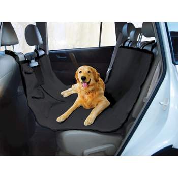 Yes Pets Oxford Water Proof Hammock Dog Car Seat Cover - Black