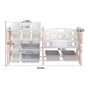 Yinvani Kids Toy Storage Organizer with 2 Tier Bookshelf, for Playroom - 2 of 4