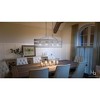 Urban Ambiance Luxury Modern Farmhouse Chandelier,  17"H x 38-1/2"W,  Galvanized Steel Finish, UHP2477 - 2 of 4