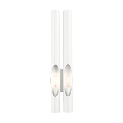 Livex Lighting Acra 2 - Light Wall Light in  Shiny White