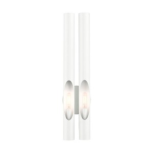 Livex Lighting Acra 2 - Light Wall Light in  Shiny White - 1 of 1