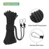 Unique Bargains Hollow Braided Polypropylene Anchor Rope with Hook for Marine Life Boat - 3 of 4