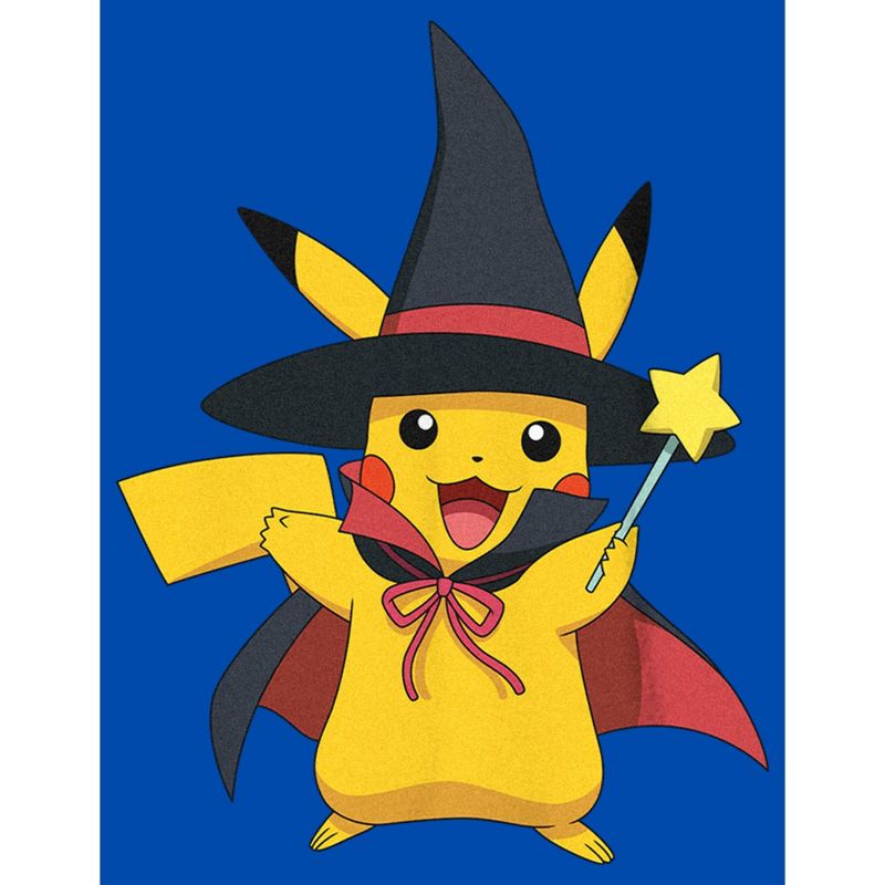 Boy's Pokemon Halloween Pikachu Witch Costume T-Shirt, 2 of 6