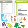 QUOKKA Flash Cards for Kids - 60/120/260 Cards ABC, Numbers & Animals, Colors, Fruits, Cars & Body Learning - 2 of 4