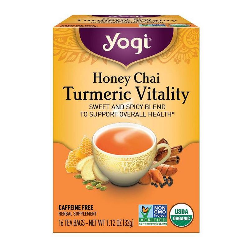 Yogi Tea - Honey Chai Turmeric Vitality Tea - 16ct, 1 of 11