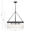 Crystorama Lighting Emory 8 - Light Chandelier in  Black Forged - 2 of 4