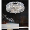 CWI Lighting Bloome 6 Light Bowl Flush Mount With Chrome Finish - 3 of 4