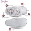 Jessica Simpson Girl's Micro-Suede Scuff Slippers - 2 of 4