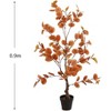 Coucheta Artificial Eucalyptus Tree in Pot, Fall Thanksgiving Decor for Indoor Outdoor Porch Fireplace, Faux Autumn Ficus Plant - 2 of 2